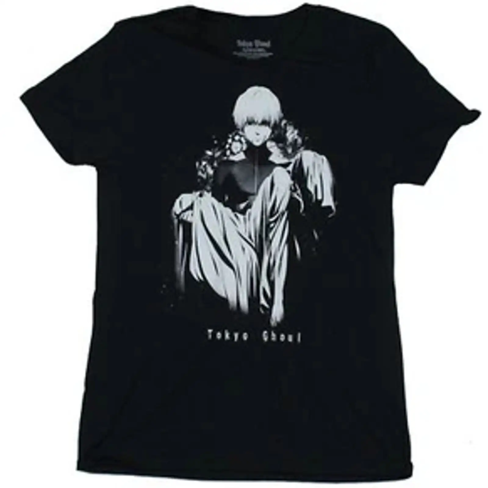 Vintage Fashion In Tokyo - 東京グールメンズTシャツ カーリングボディイメージ ヴィンテージウォッシュドトップ 日常着用 グラフィック 快適