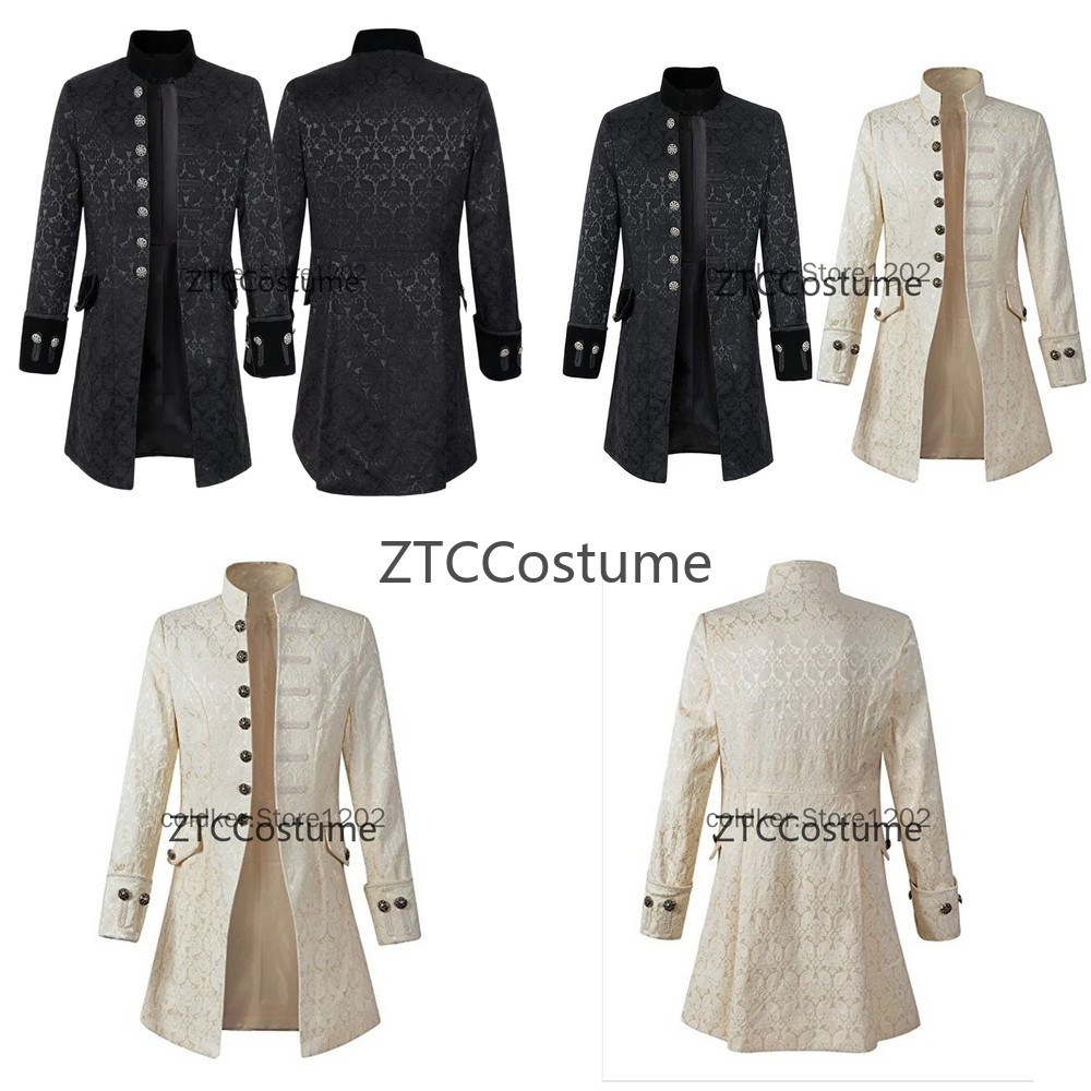 Vintage Fashion Jacket - スチームパンク ビクトリア朝の王子 オーバーコート 中世ルネサンスジャケット ヴィンテージ エドワード朝風