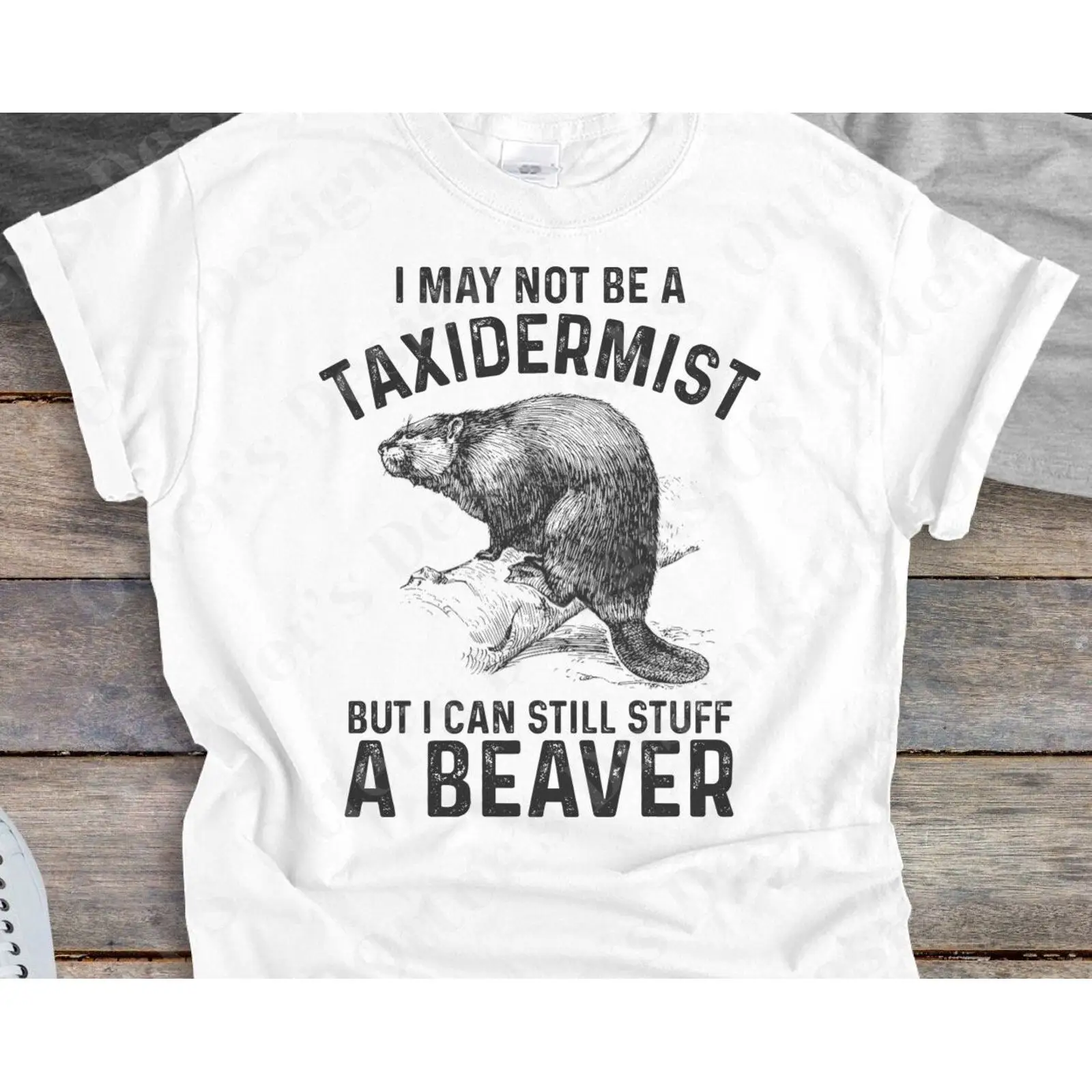 Vintage Fashion Stuff - 私は剥製師ではありませんが、それでも「Bever」の面白いTシャツや皮肉な言葉遊びを施したヴィンテージウォッシュファッションを作ることができます。