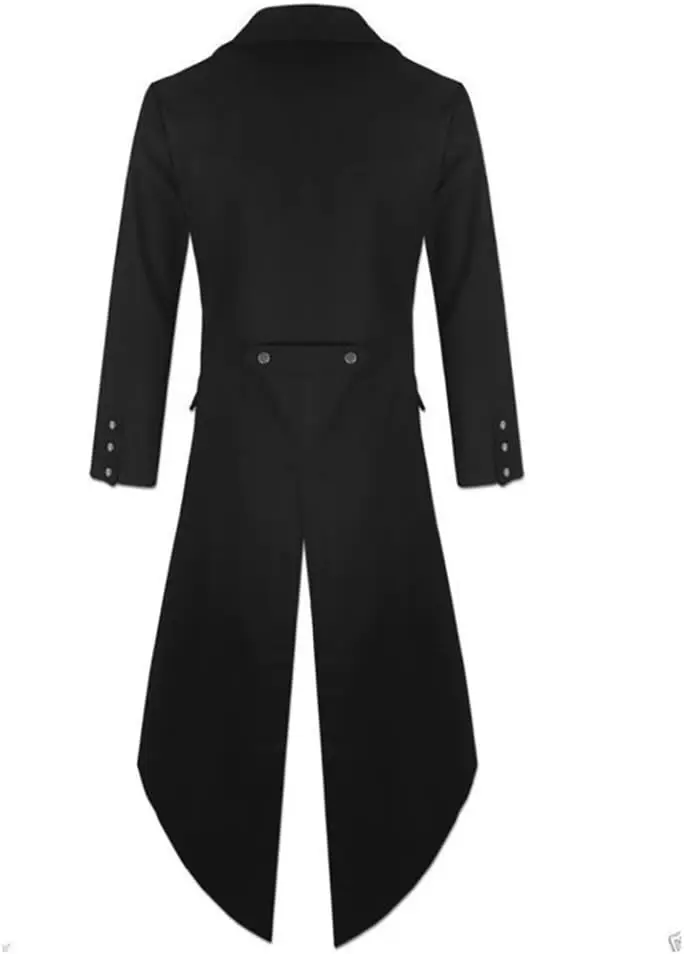 メンズスチームパンクゴシックジャケットビクトリア朝燕尾服ヴィ - Vintage Fashion Jacket のレビューと価格
