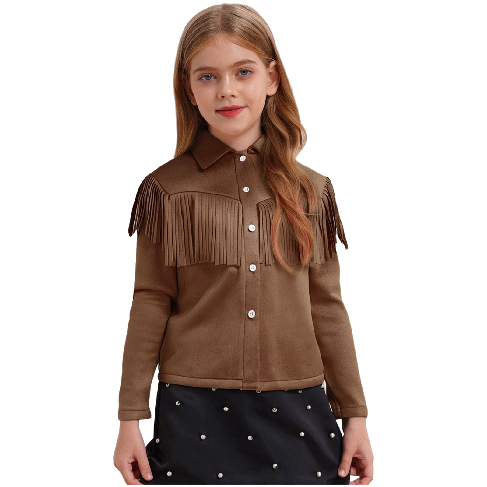 男の子女の子ウエスタンカウボーイカウガールコスチューム長袖ヴ - Vintage Fashion Jacket のレビューと価格