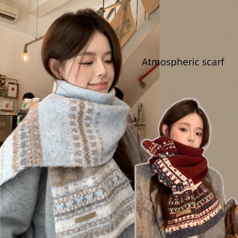 新しいフェアアイル柄パッチワークスカーフ ヴィンテージデザイ - Vintage Fashion Faire のレビューと価格