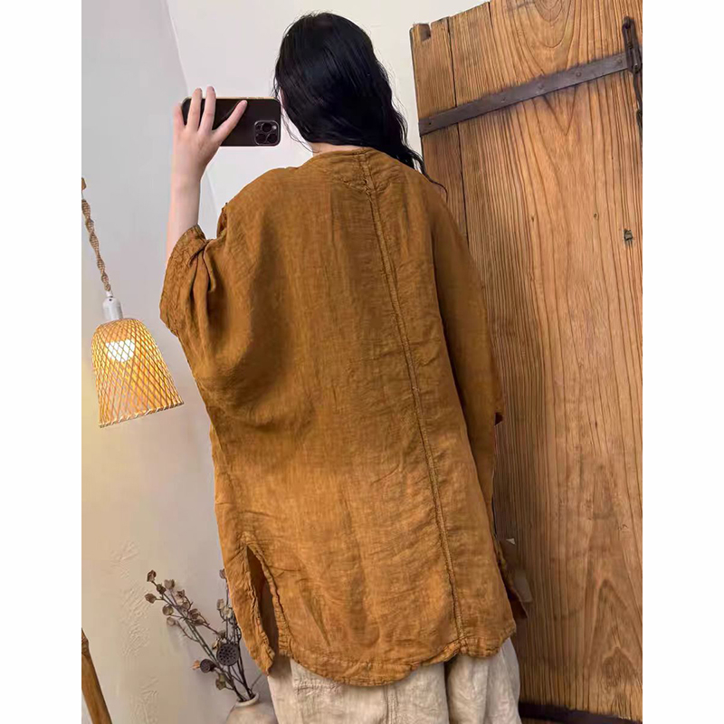 夏の新芸術スタイルの女性バットウィングスリーブルーズロングブ - Tie Dye Shirt Vintage のレビューと価格