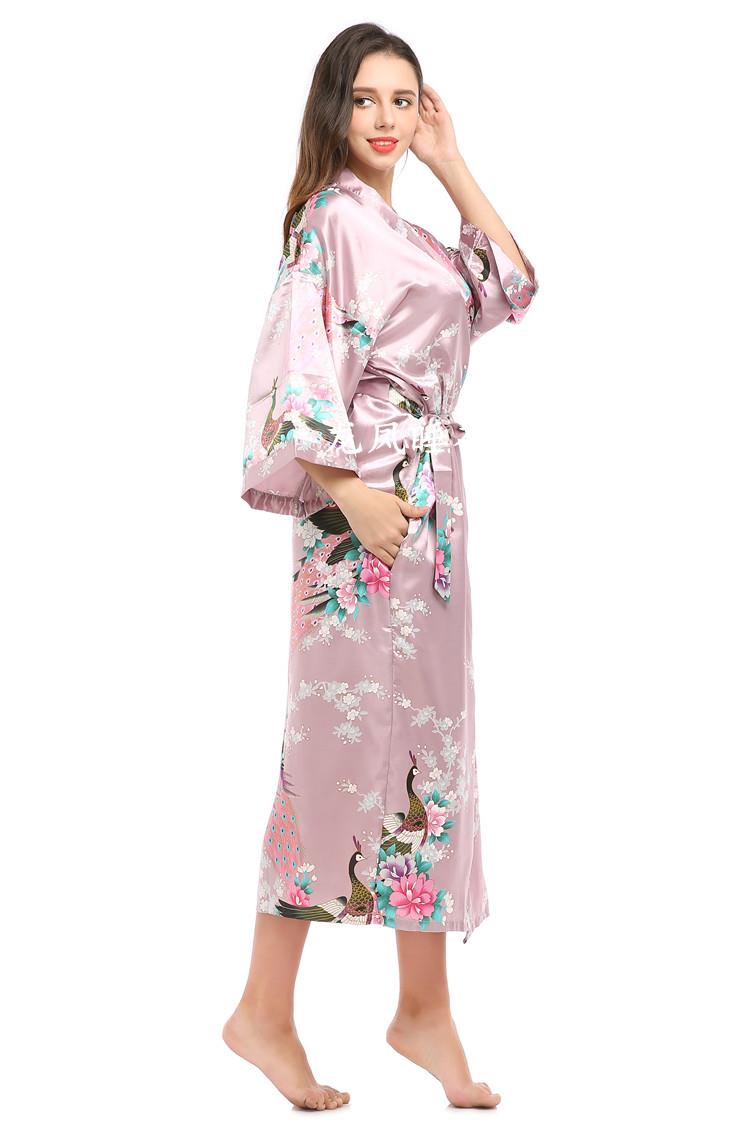 女性のための孔雀の花のドレス,日本の衣装,バスローブ,東京フ - Vintage Fashion In Tokyo のレビューと価格