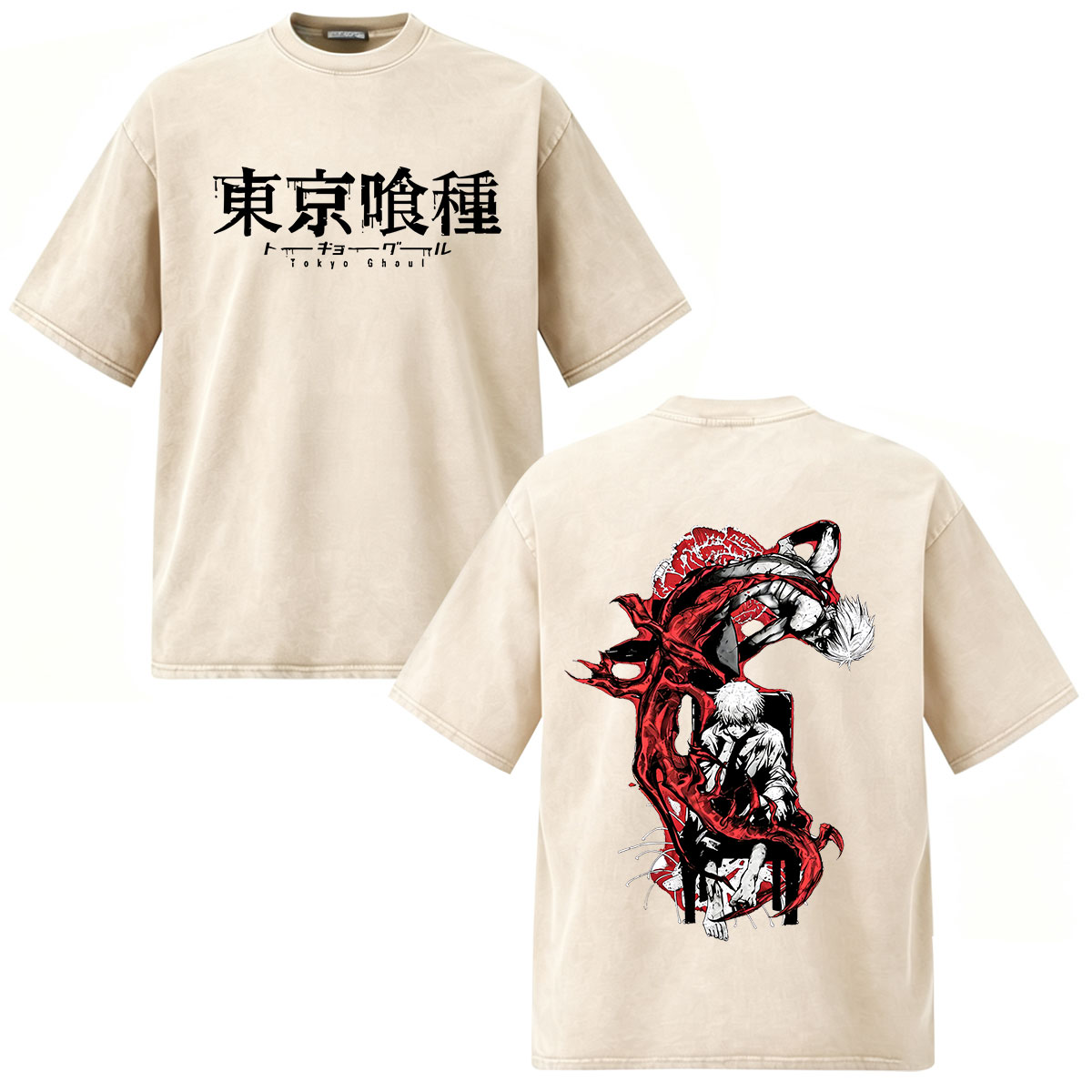 アニメ東京グールケンカネキ Tシャツ男性女性服ファッションヴ - Vintage Fashion In Tokyo のレビューと価格