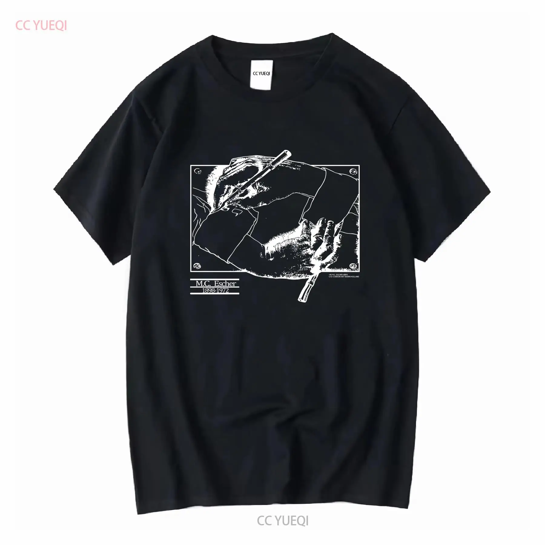 ヴィンテージ 1990 MC エッシャー T シャツメンズ  - Vintage Fashion Sketches のレビューと価格