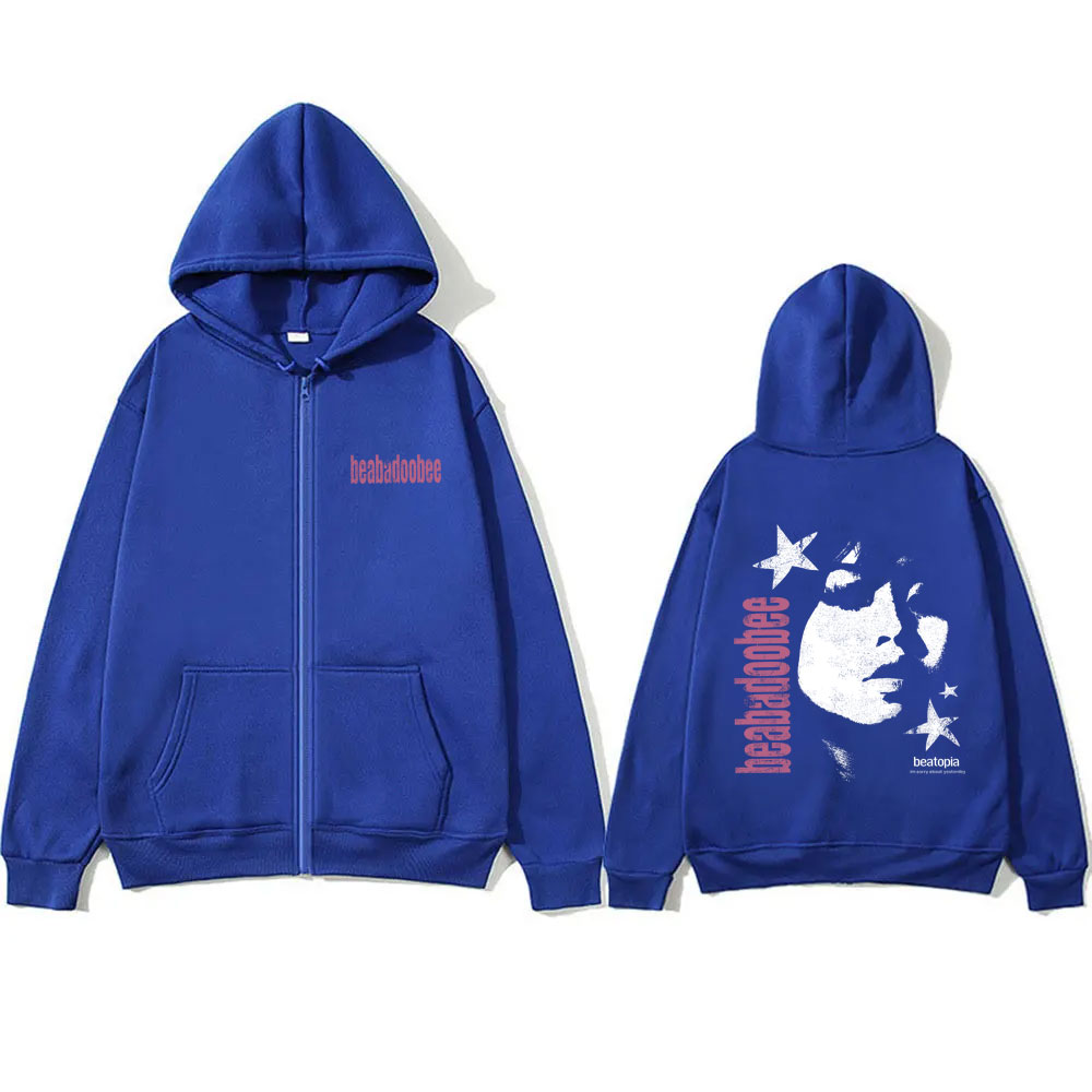 ビーバドゥビー フェイス グラフィック ジッパー パーカー  - Vintage Fashion Pop Up のレビューと価格