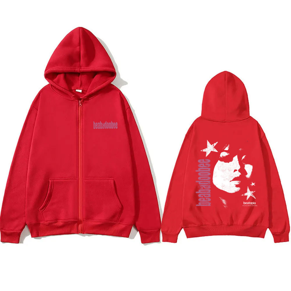 ビーバドゥビー フェイス グラフィック ジッパー パーカー  - Vintage Fashion Pop Up のレビューと価格