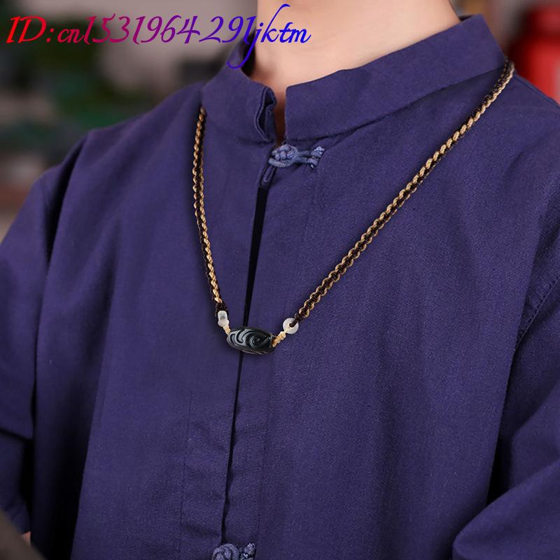 和天翡翠彫刻ビーズペンダントネックレスヴィンテージファッショ - Vintage Fashion Necklace のレビューと価格