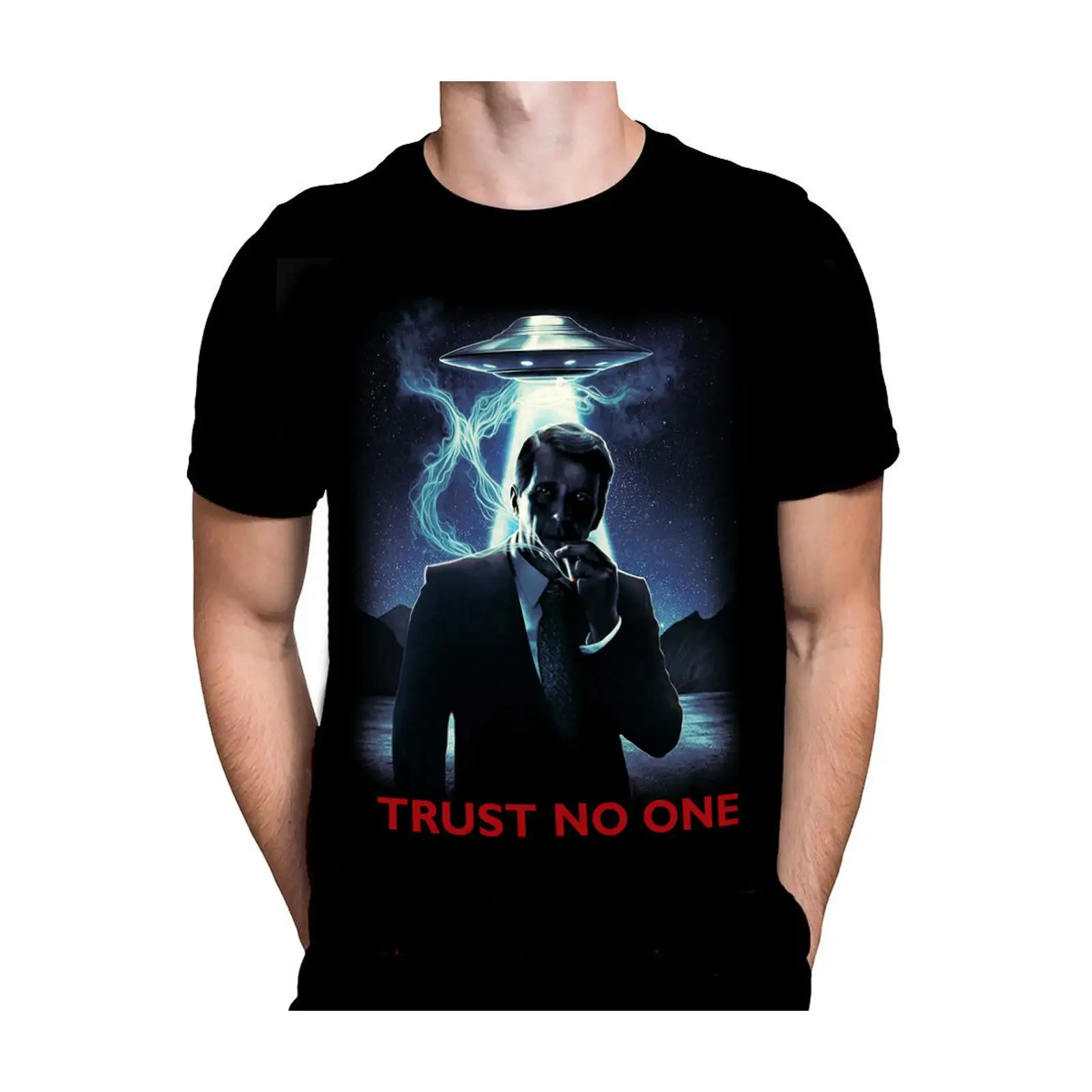 TRUST NO ONE ブラック Tシャツ サイズ S 5 - Vintage Fashion Tv のレビューと価格