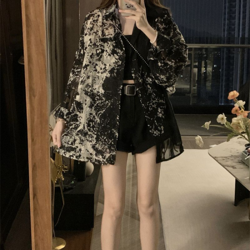 2025 長袖シャツ女性ルーズタイダイゴシックストリートウェ - Tie Dye Shirt Vintage のレビューと価格