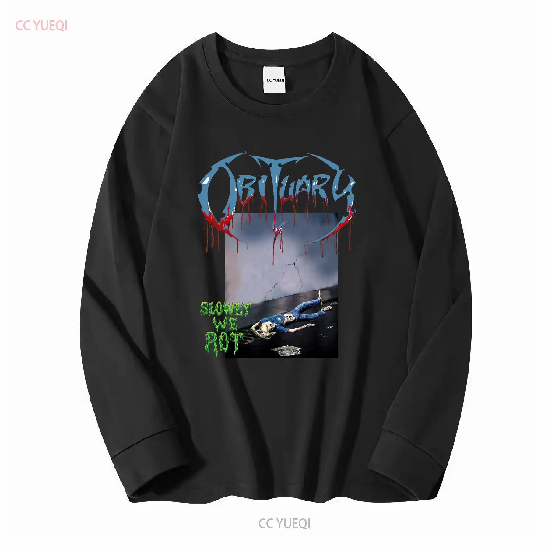 Obituary Slowly We Rot Tシャツ ヴィ - Vintage Fashion Obituaries のレビューと価格