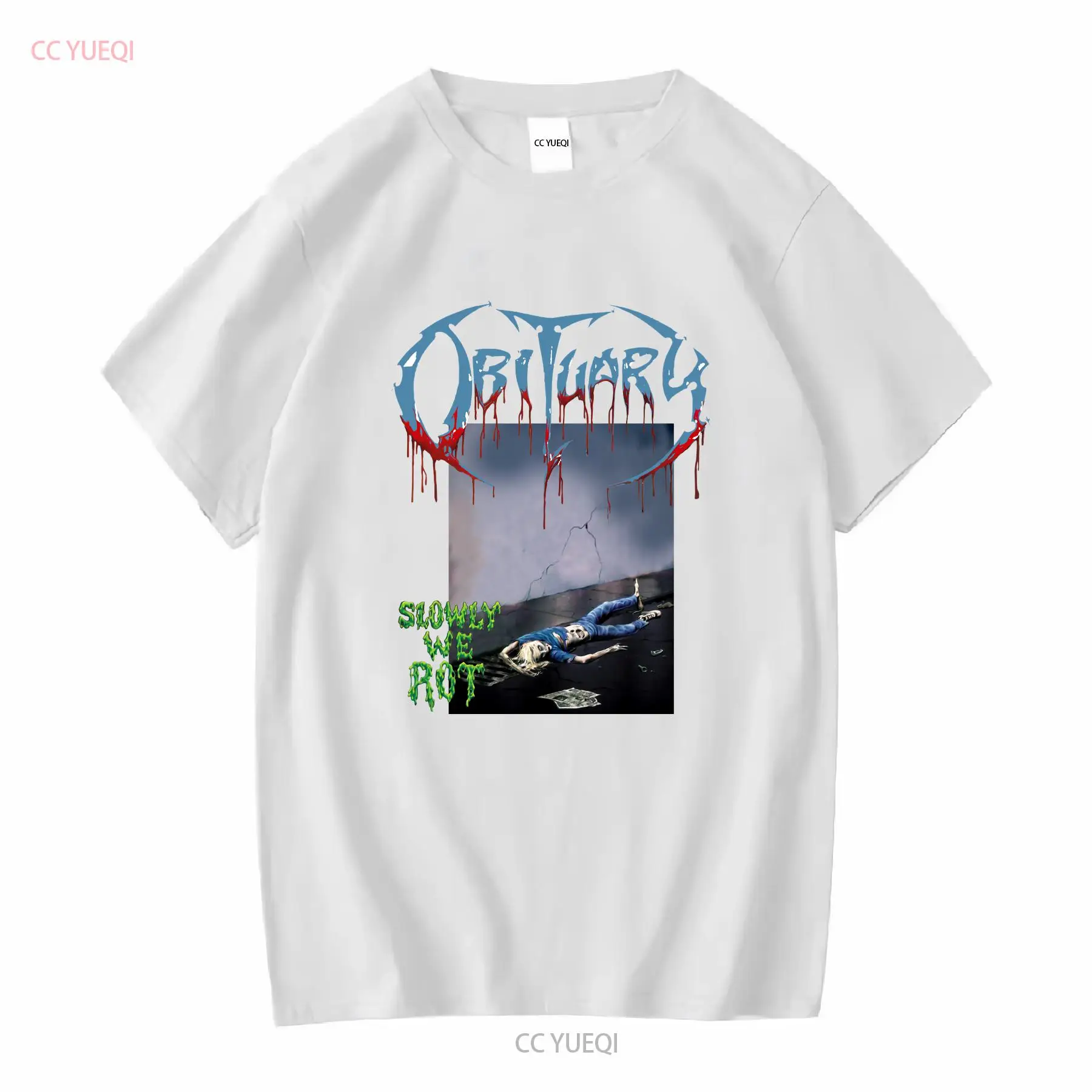 Obituary Slowly We Rot Tシャツ ヴィ - Vintage Fashion Obituaries のレビューと価格