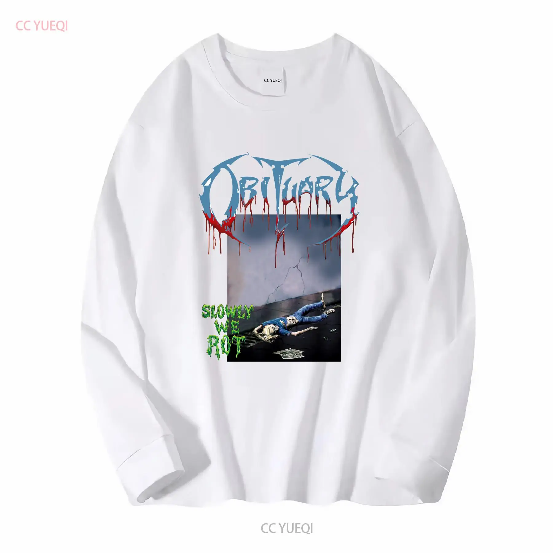 Obituary Slowly We Rot Tシャツ ヴィ - Vintage Fashion Obituaries のレビューと価格