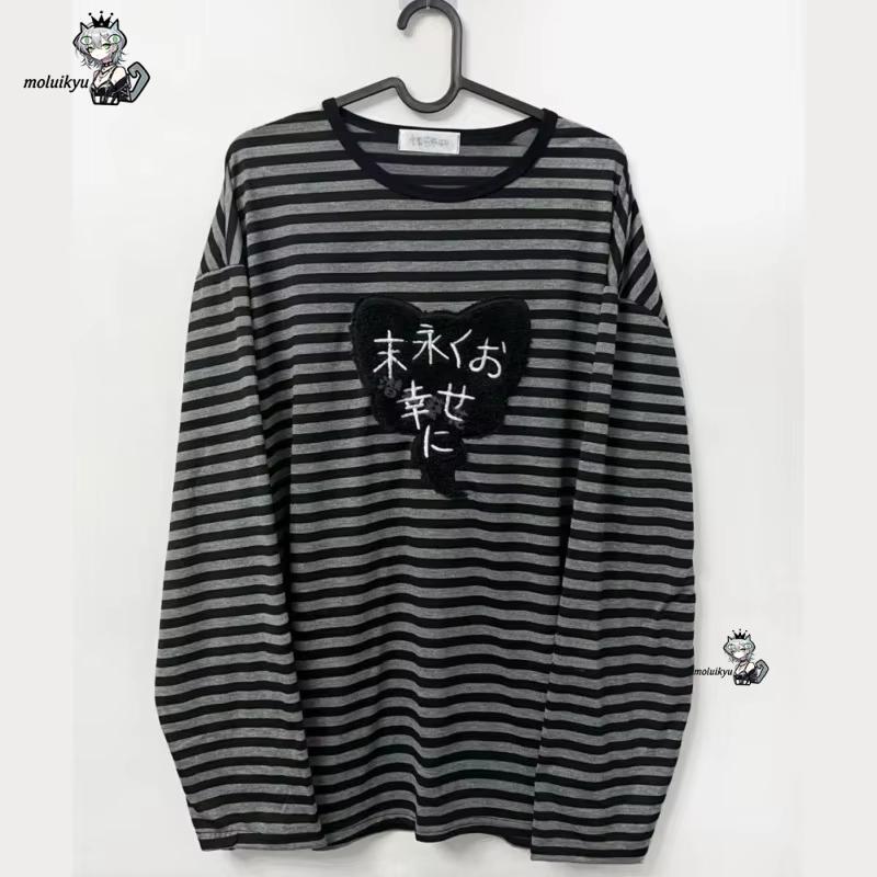 Y2K アメリカンパンクヴィンテージ O ネック長袖シャツオ - Vintage Fashion Y2K のレビューと価格