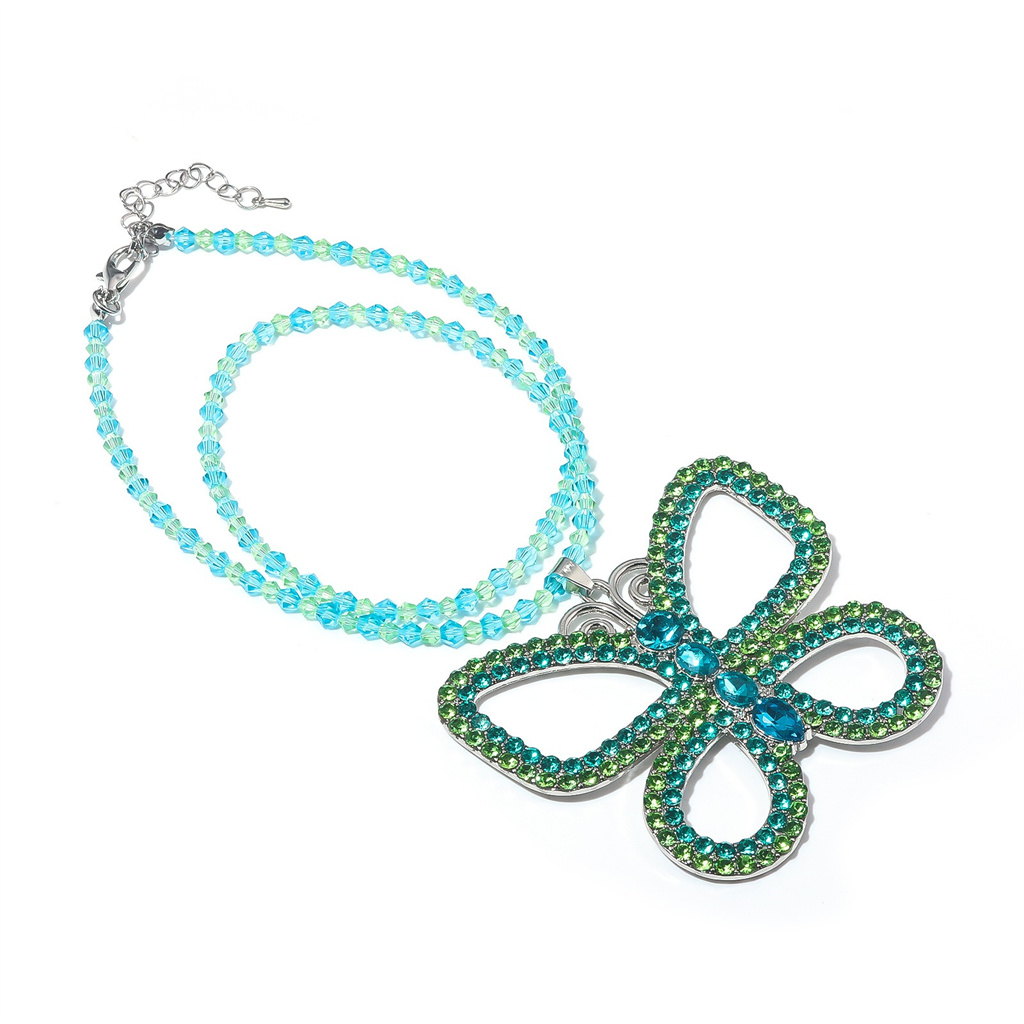 突然 30 ジェナ誇張蝶ペンダントネックレスコスプレアクセサ - Vintage Fashion Necklace のレビューと価格