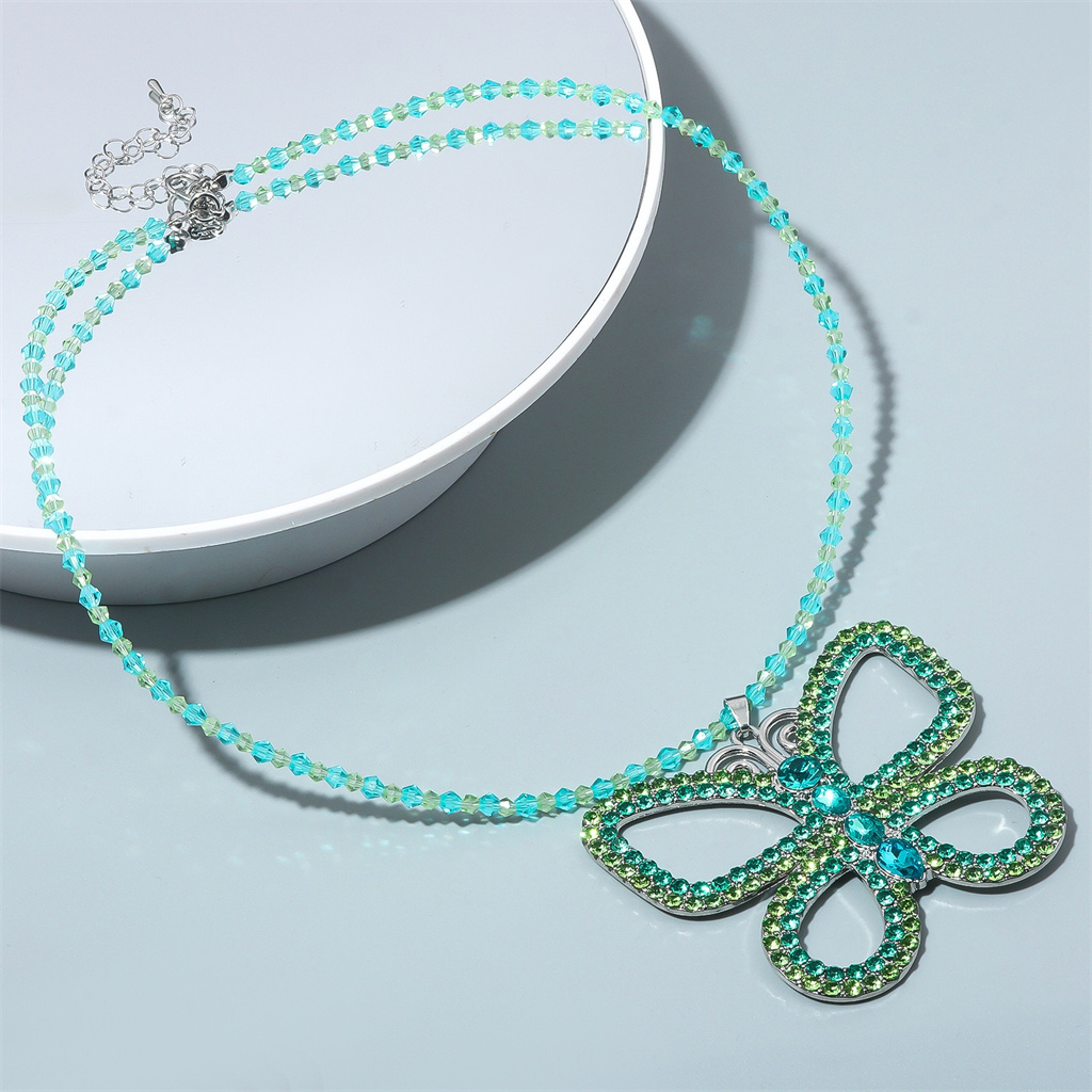 突然 30 ジェナ誇張蝶ペンダントネックレスコスプレアクセサ - Vintage Fashion Necklace のレビューと価格