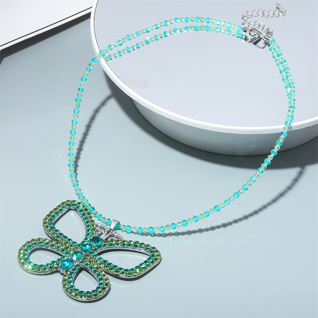 突然 30 ジェナ誇張蝶ペンダントネックレスコスプレアクセサ - Vintage Fashion Necklace のレビューと価格
