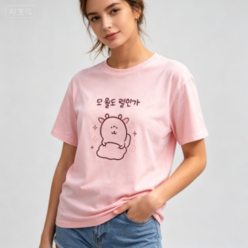 女性用サマーティー、韓国風スケッチアニマル柄、ソフトフィット - Vintage Fashion Sketches のレビューと価格