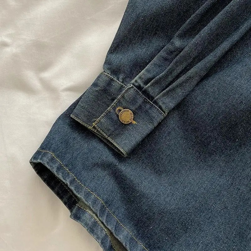 Y2Kデニムスカートセット：ヴィンテージ風和柄ボタンジャケッ - Vintage Fashion Jacket のレビューと価格