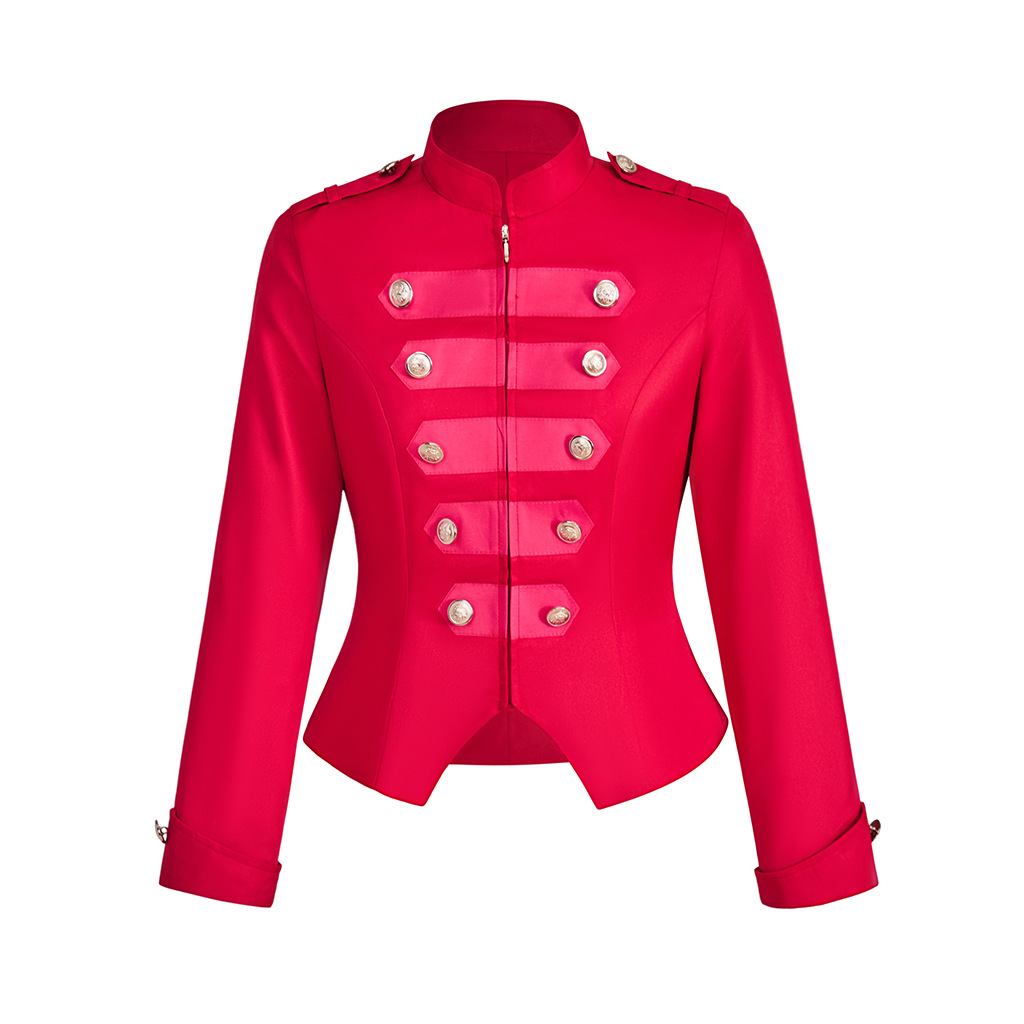 女性ゴシックパンクジャケットスリムフィットレトロロックバンド - Vintage Fashion Jacket のレビューと価格