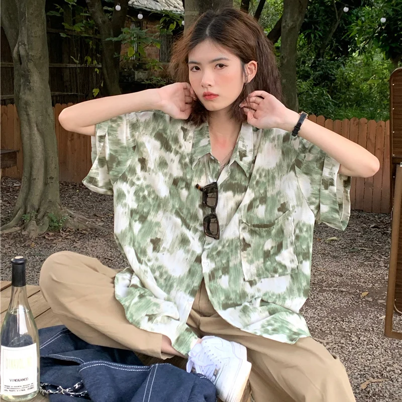 2026年 レディースシャツ 夏 ストリートウェア ヴィンテ - Tie Dye Shirt Vintage のレビューと価格