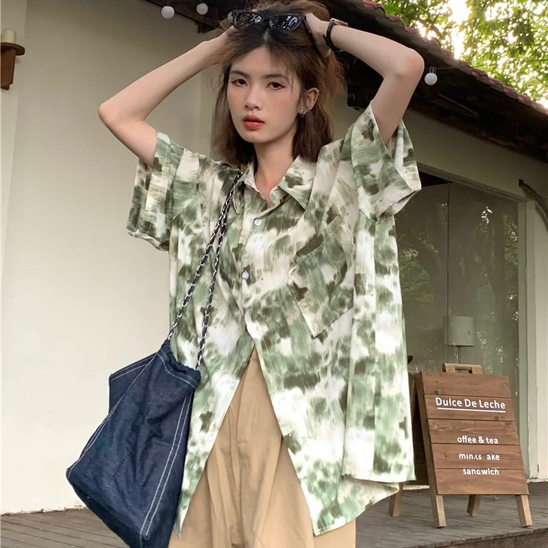 2026年 レディースシャツ 夏 ストリートウェア ヴィンテ - Tie Dye Shirt Vintage のレビューと価格