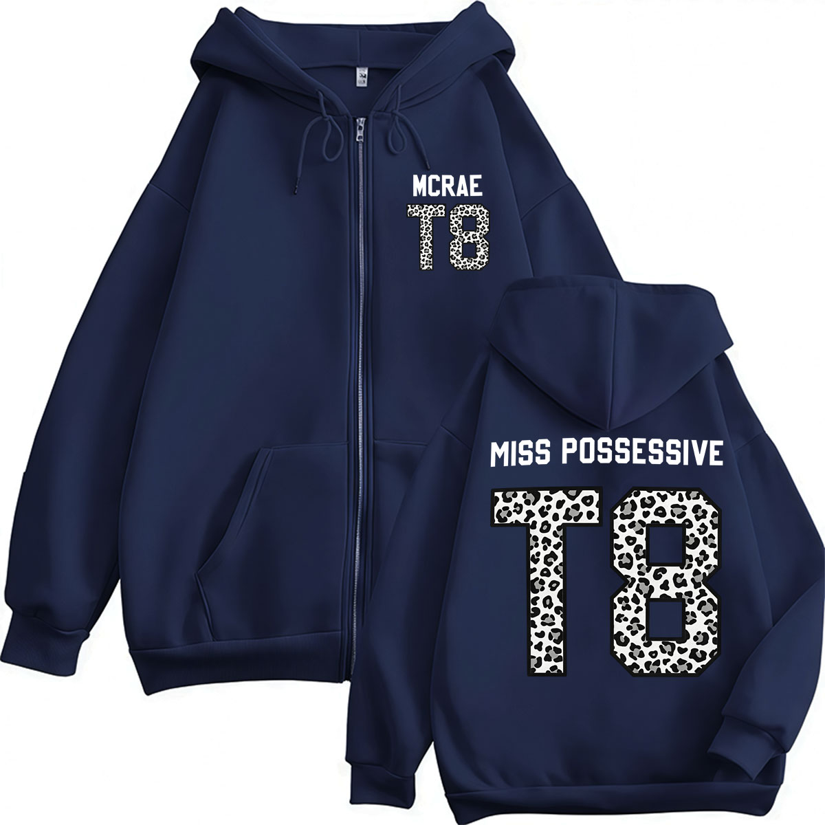 シンガー・テイト・マクレイ T8 レオパード柄ジップアップフ - Vintage Fashion Pop Up のレビューと価格