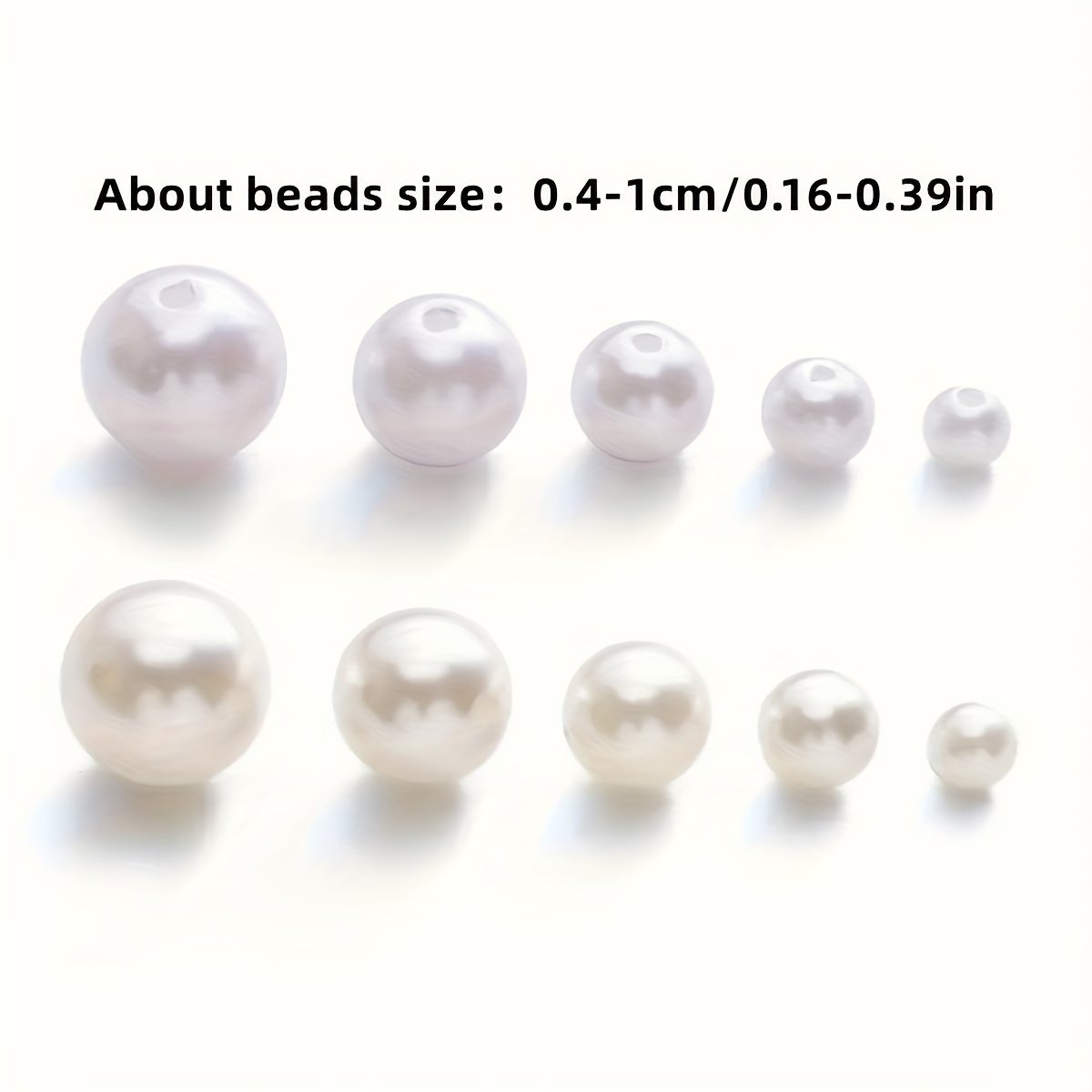 1388個 4/6/8/10mm ブラック、ホワイト、ブルー - Vintage Fashion Necklace のレビューと価格