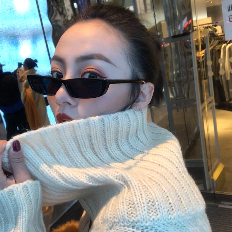 小さな長方形サングラスファッション女性レトロ小さなフレームサ - Vintage Fashion Trends のレビューと価格