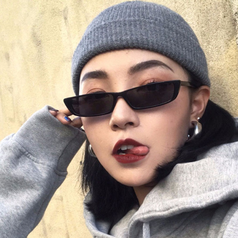 小さな長方形サングラスファッション女性レトロ小さなフレームサ - Vintage Fashion Trends のレビューと価格