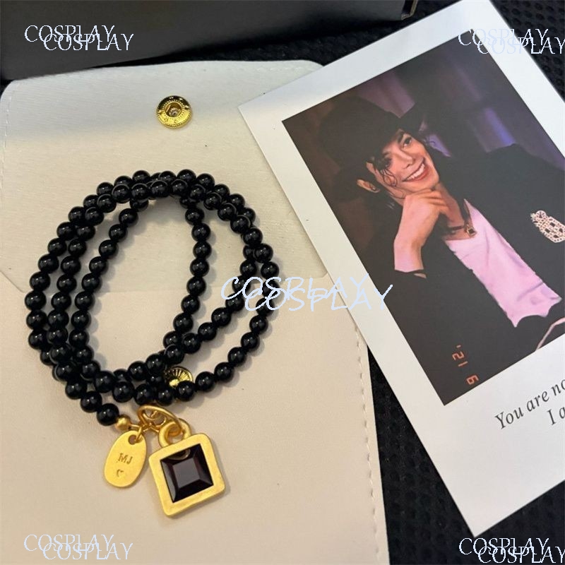 ヴィンテージビーズネックレス マイケル・ジャクソン コスプレ - Vintage Fashion Necklace のレビューと価格