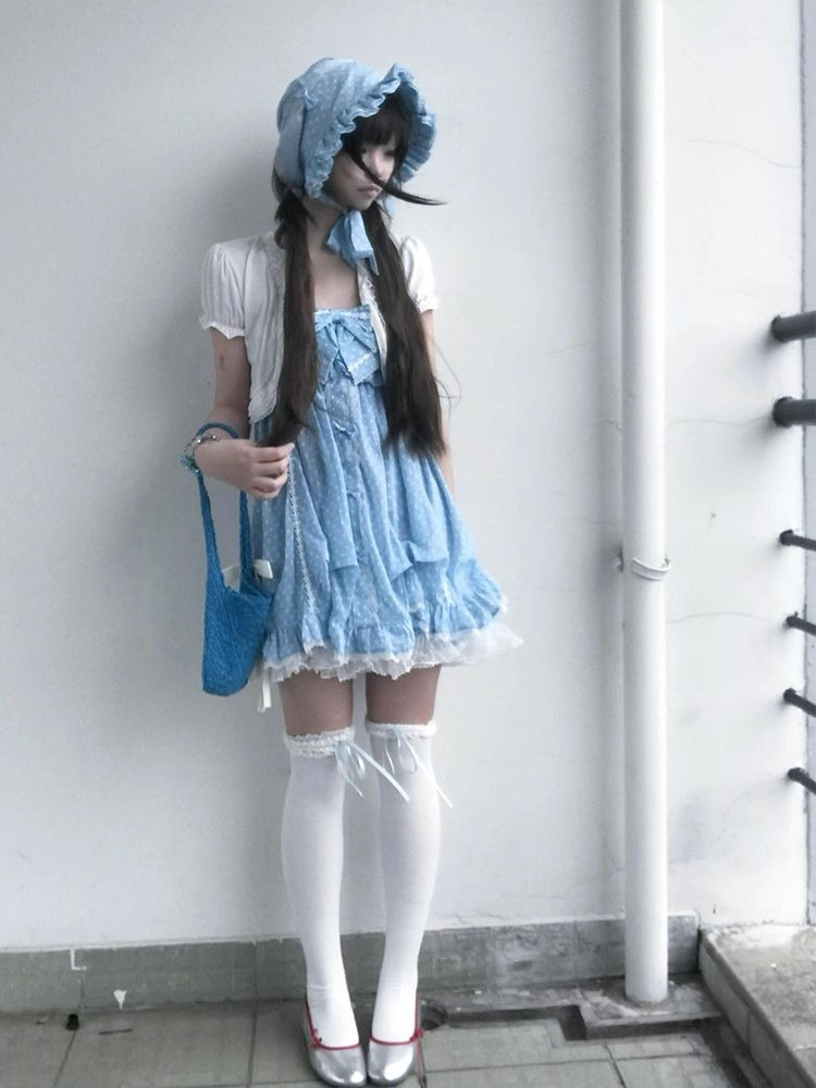 Y2k 日本のヴィンテージスーツ女性スウィートロリータレース - Vintage Fashion Outfit のレビューと価格